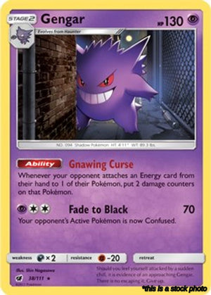 Normal Gengar - 38/111 (Prerelease Kit Exclusive) [038/111 Near Mint ]