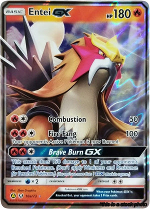 Holofoil Entei GX - 10a/73 [010a/073 Near Mint ]