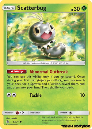 Normal Scatterbug (5) [5/131 Near Mint ]