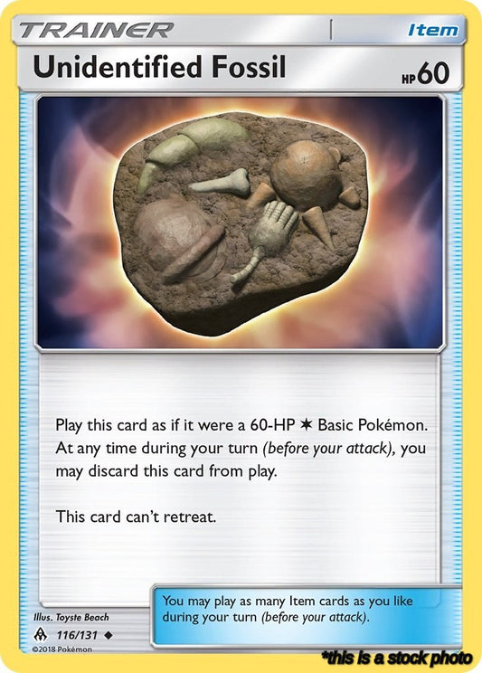 Unidentified Fossil