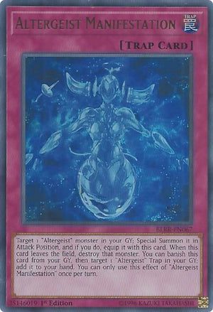 1st Edition Altergeist Manifestation [BLRR-EN067 Near Mint] Ultra Rare