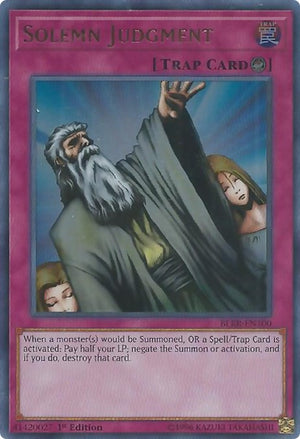 1st Edition Solemn Judgment [BLRR-EN100 Near Mint] Ultra Rare