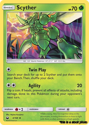 Normal Scyther [4/168 Near Mint ]