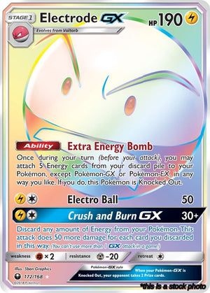 Holofoil Electrode GX (Secret) [172/168 Near Mint ]