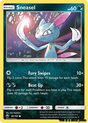 Normal Sneasel [86/168 Lightly Played ]