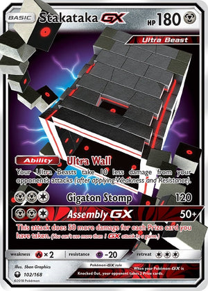 Ultra Rare Stakataka GX [102/168 Near Mint ]