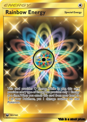Holofoil Rainbow Energy (Secret) [183/168 Near Mint ]