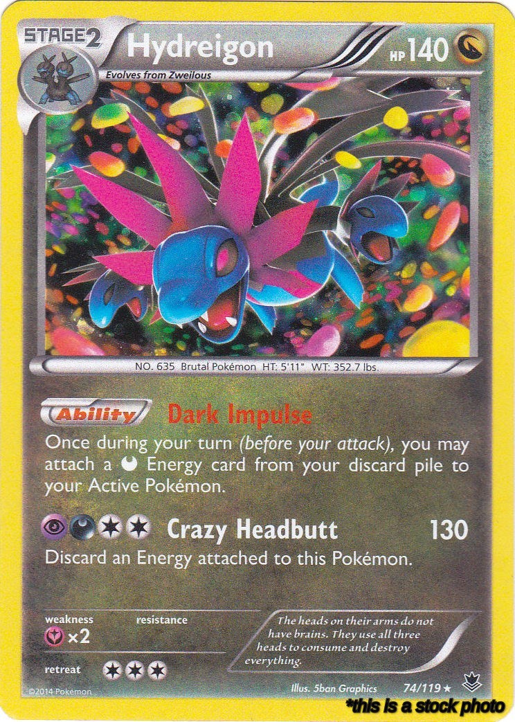 Hydreigon - 074/119 (Cosmos Holo)