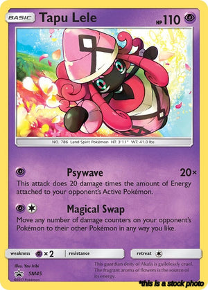 Holofoil Tapu Lele - SM45 [SM45 Near Mint ]
