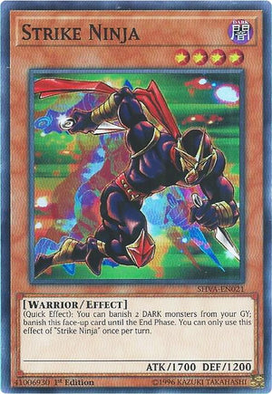 1st Edition Strike Ninja [SHVA-EN021 Near Mint] Super Rare