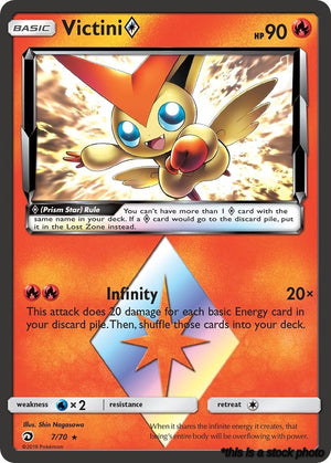 7/70 Victini Prism Star Prism Rare Holofoil