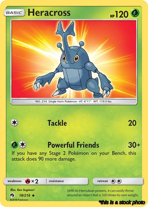 Normal Heracross [18/214 Near Mint ]