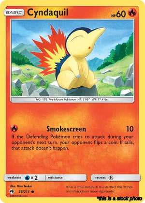 Normal Cyndaquil (39) [39/214 Near Mint ]