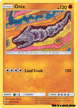 Normal Onix [109/214 Lightly Played ]