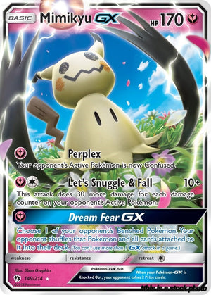 Ultra Rare Mimikyu GX [149/214 Near Mint ]