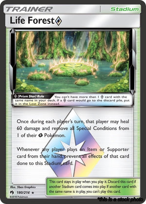 Holofoil Life Forest Prism Star [180/214 Near Mint ]