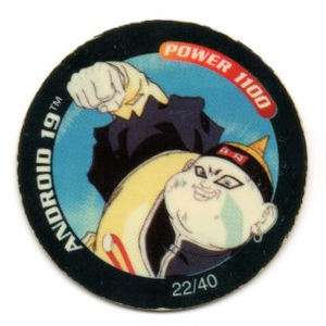 Android 19 - Dragon Ball Z Tazo 22/40 (Standard, Power 1100)