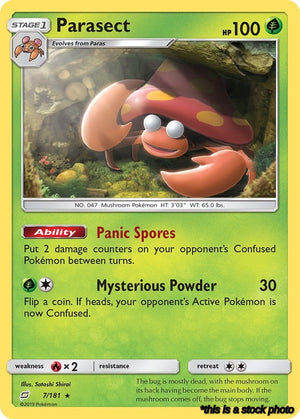 7/181 Parasect Rare Normal