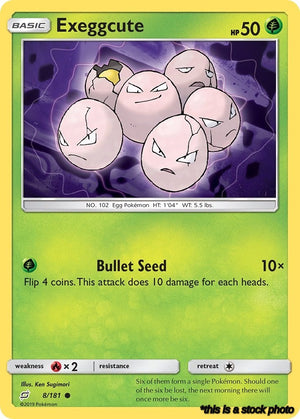 Normal Exeggcute [8/181 Lightly Played ]