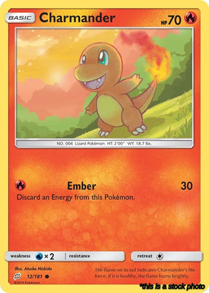 Normal Charmander (12) [12/181 Lightly Played ]