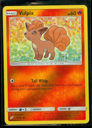 15/181 Vulpix Common Reverse Holofoil