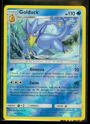 27/181 Golduck Uncommon Reverse Holofoil