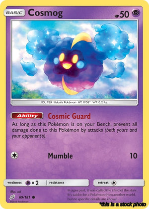 69/181 Cosmog Common Reverse Holofoil