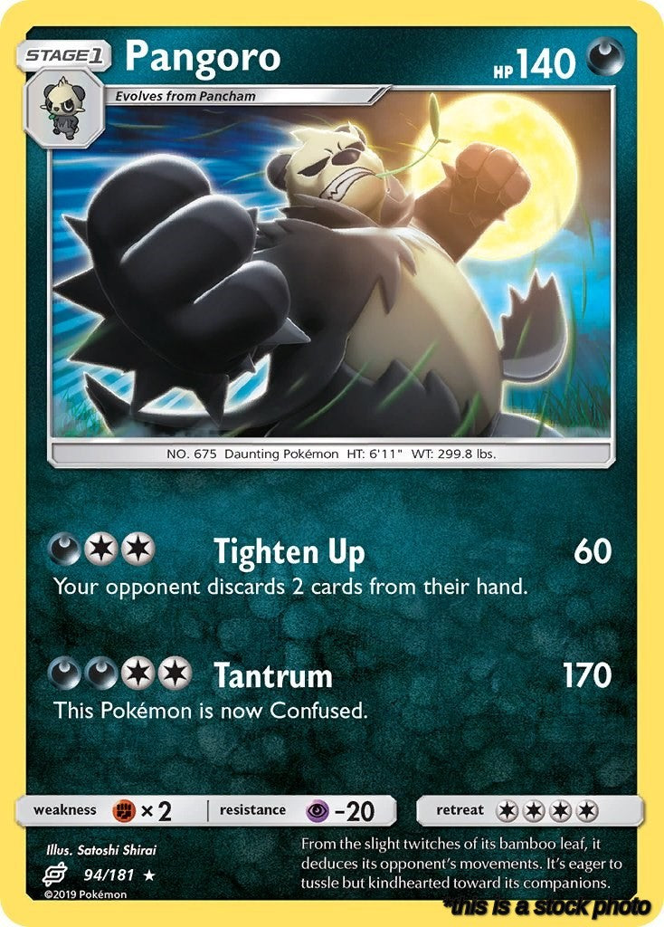 94/181 Pangoro Rare Normal