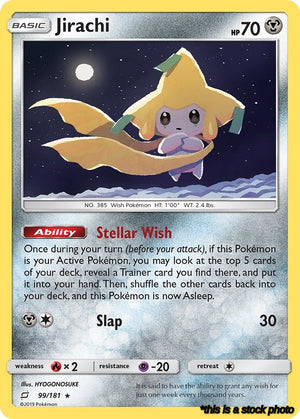 99/181 Jirachi Holo Rare Holofoil