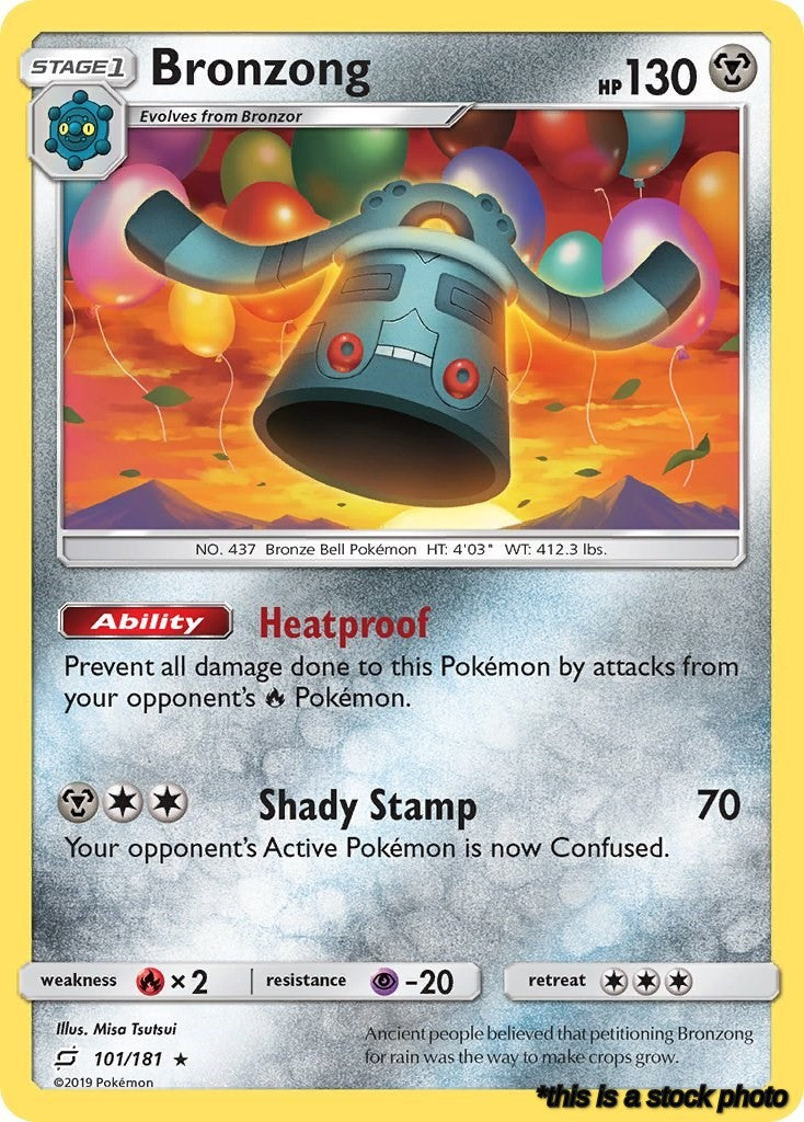 101/181 Bronzong Rare Normal