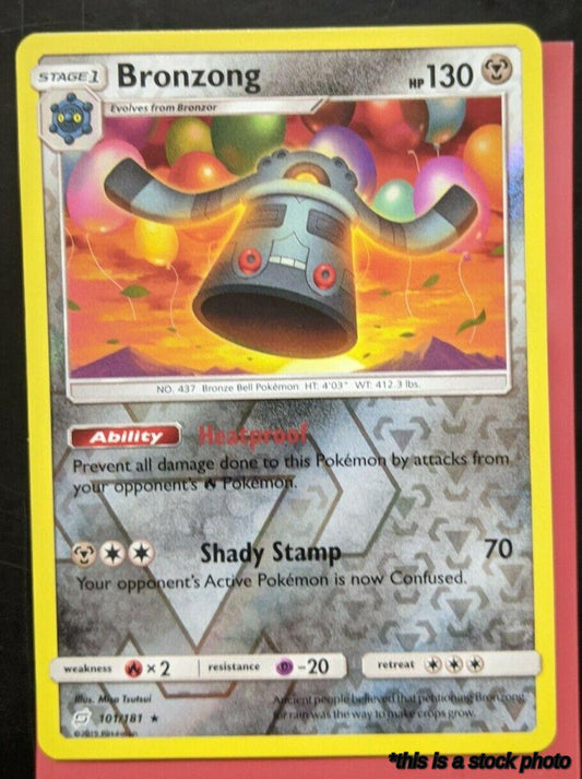 101/181 Bronzong Rare Reverse Holofoil