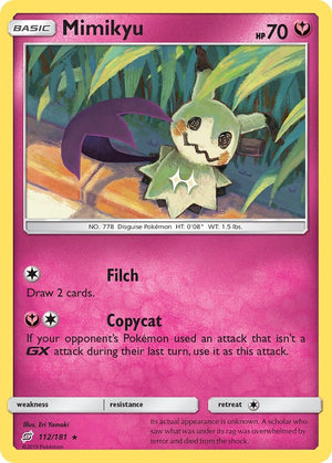 Rare Mimikyu [112/181 Near Mint ]