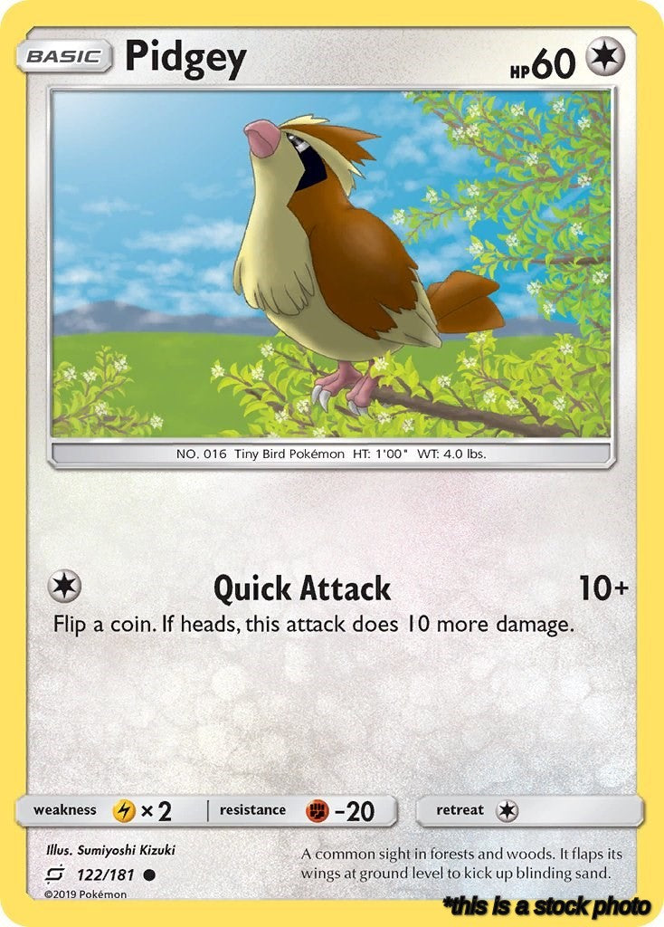 122/181 Pidgey (122) Common Normal