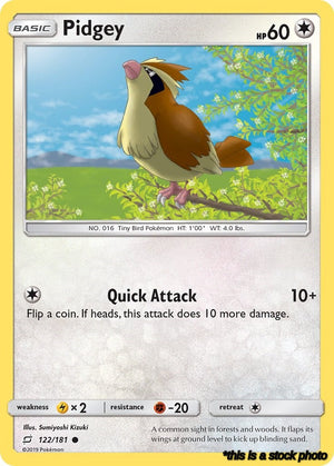 122/181 Pidgey (122) Common Normal