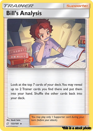 133/181 Bill's Analysis Holo Rare Holofoil