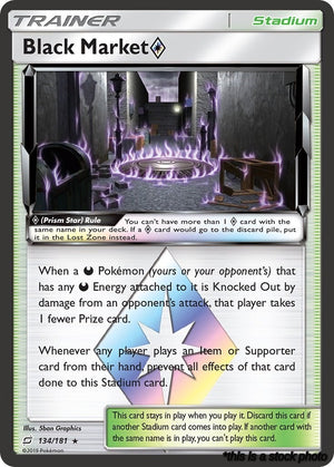 134/181 Black Market Prism Star Prism Rare Holofoil