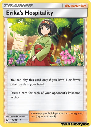 140/181 Erika's Hospitality Holo Rare Holofoil