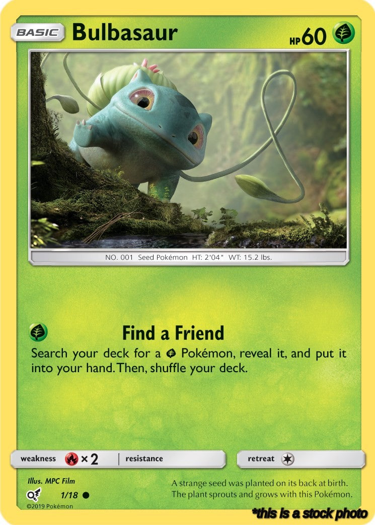 1/18 Bulbasaur (Holo Common) Common Holofoil