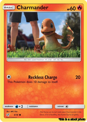 4/18 Charmander (Holo Common) Common Holofoil