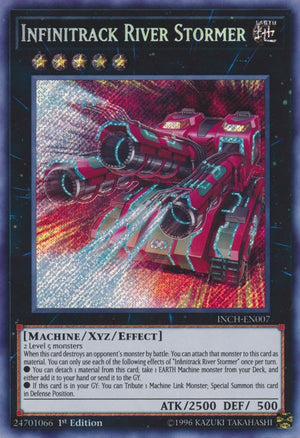 1st Edition Infinitrack River Stormer [INCH-EN007 Near Mint] Secret Rare
