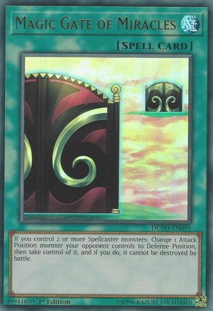1st Edition Magic Gate of Miracles [DUPO-EN019 Near Mint] Ultra Rare