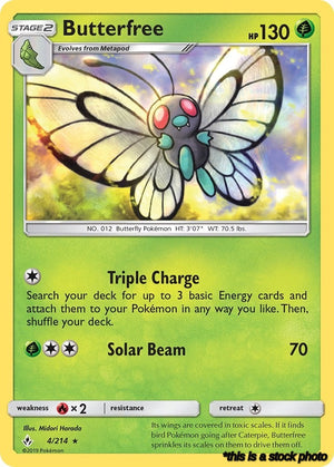 Normal Butterfree [4/214 Near Mint ]