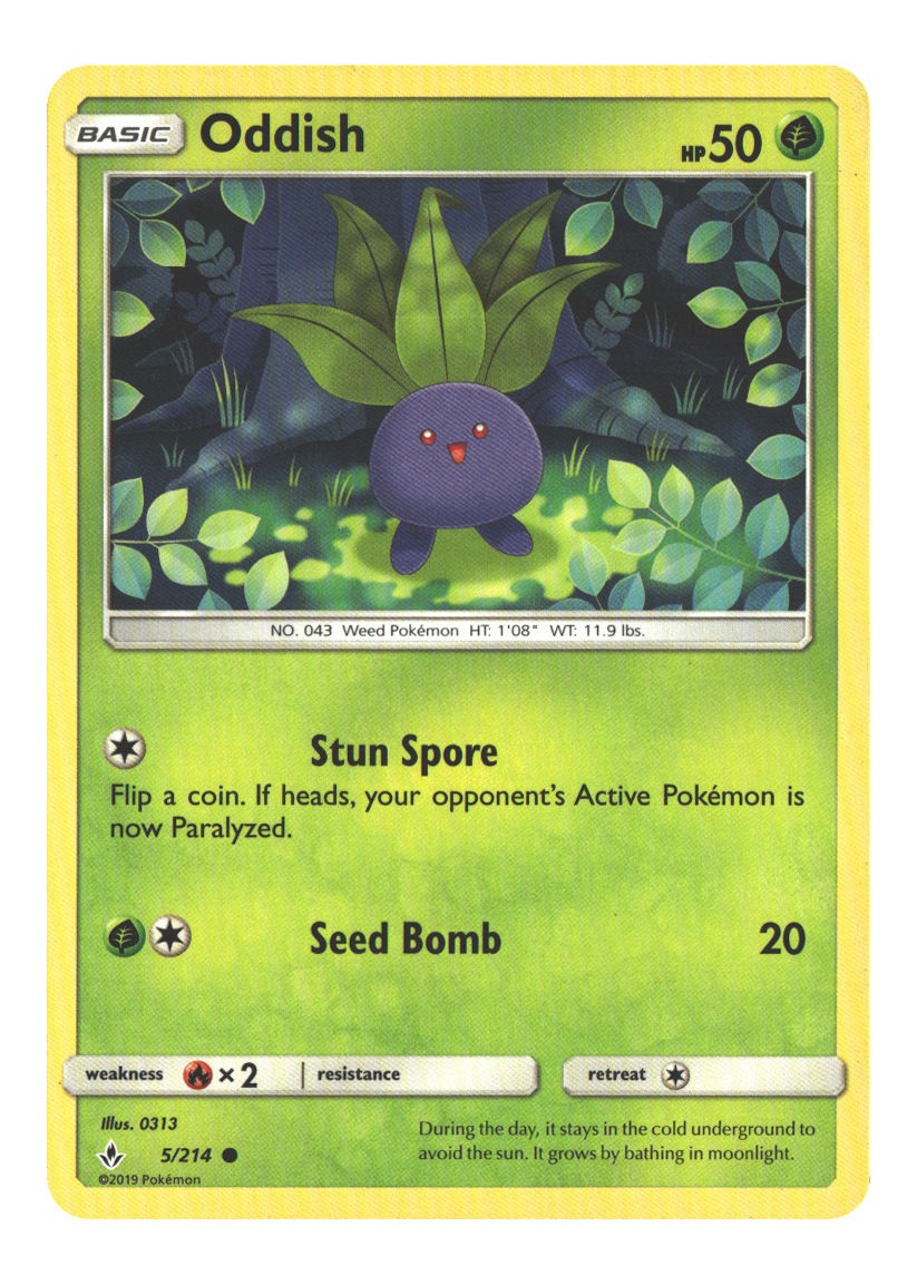 5/214 Oddish (5) Common Normal