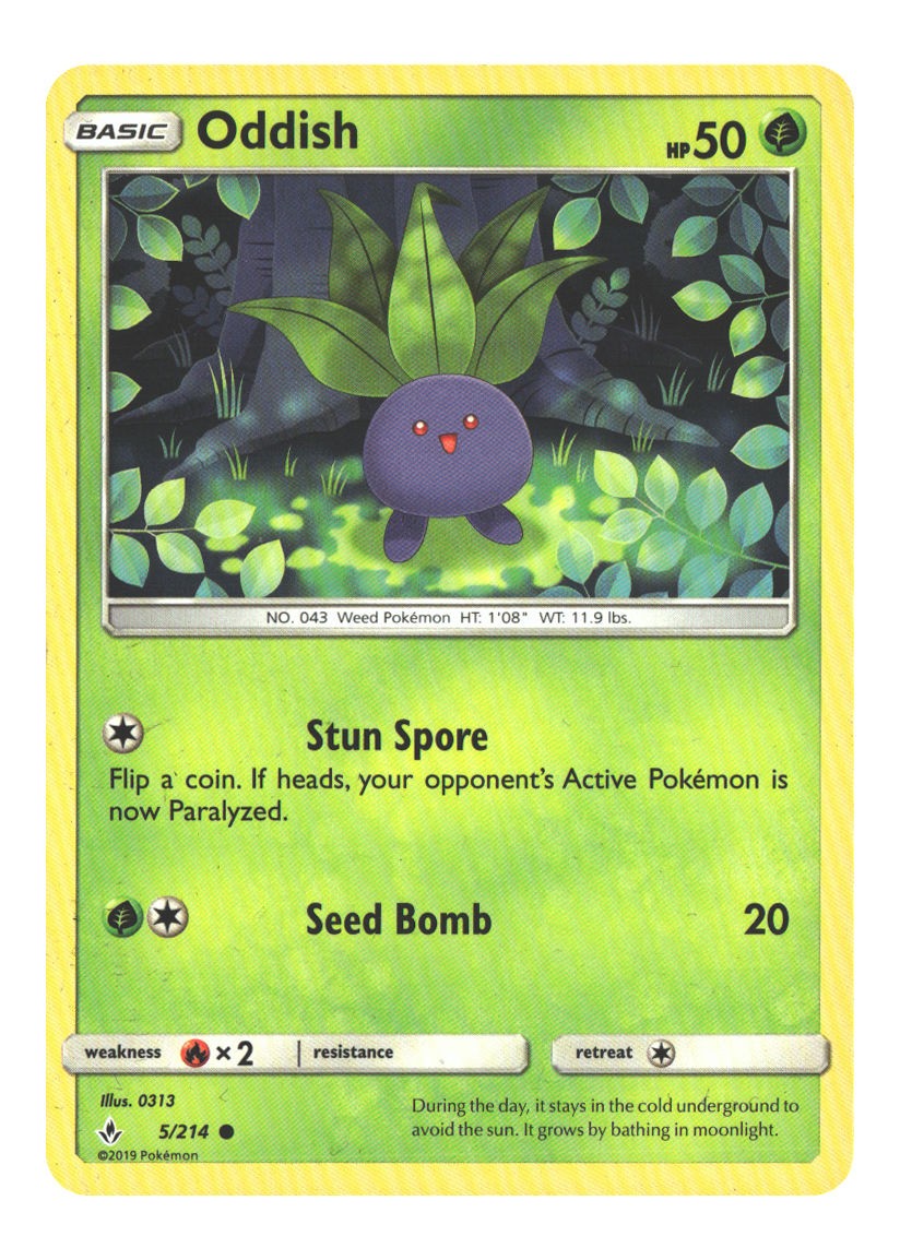 5/214 Oddish (5) Common Normal
