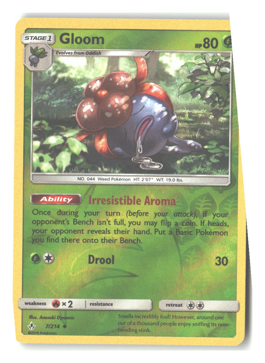 7/214 Gloom Uncommon Reverse Holofoil