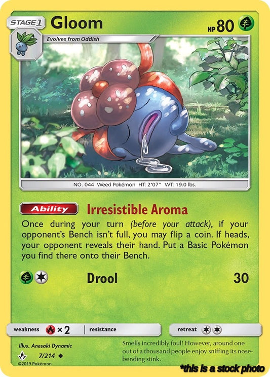 7/214 Gloom Uncommon Reverse Holofoil