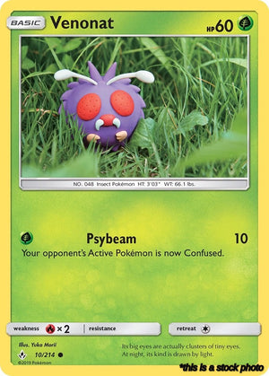 10/214 Venonat (10) Common Normal