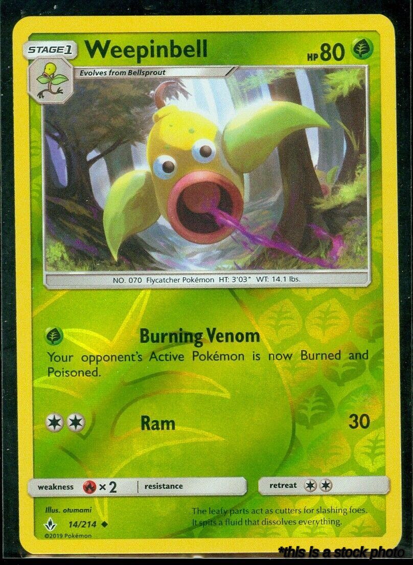 14/214 Weepinbell Uncommon Reverse Holofoil