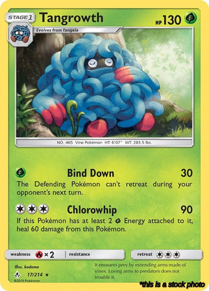 Reverse Holofoil Tangrowth [17/214 Near Mint ]
