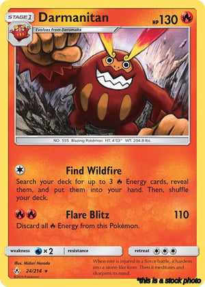 24/214 Darmanitan Rare Normal